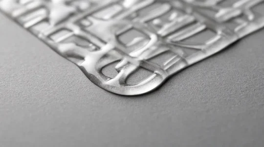 Carte de visite avec finition vernis sélectif 3D en relief sur pelliculage mat